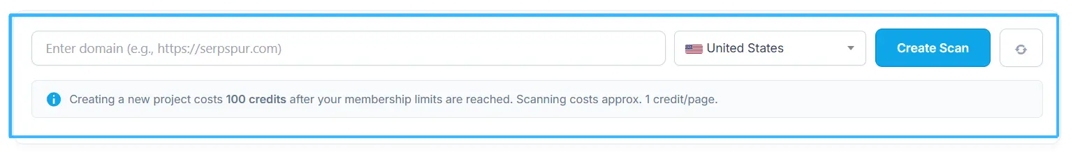 Open the Serpspur Audit Tool