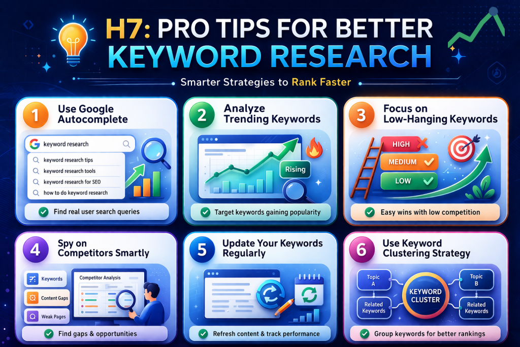 Pro Tips for Better Keyword Research