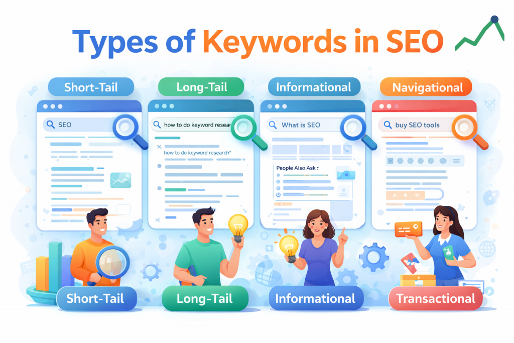 Types of Keywords in SEO