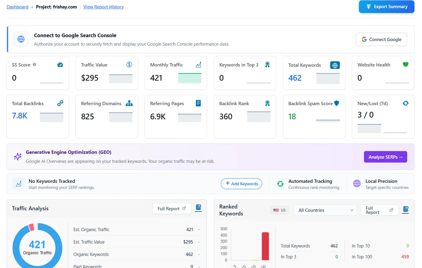 View Detailed SEO Audit Report